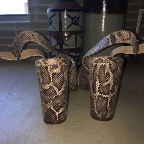 WORN ONCE! Block heels - Picture 3 of 7